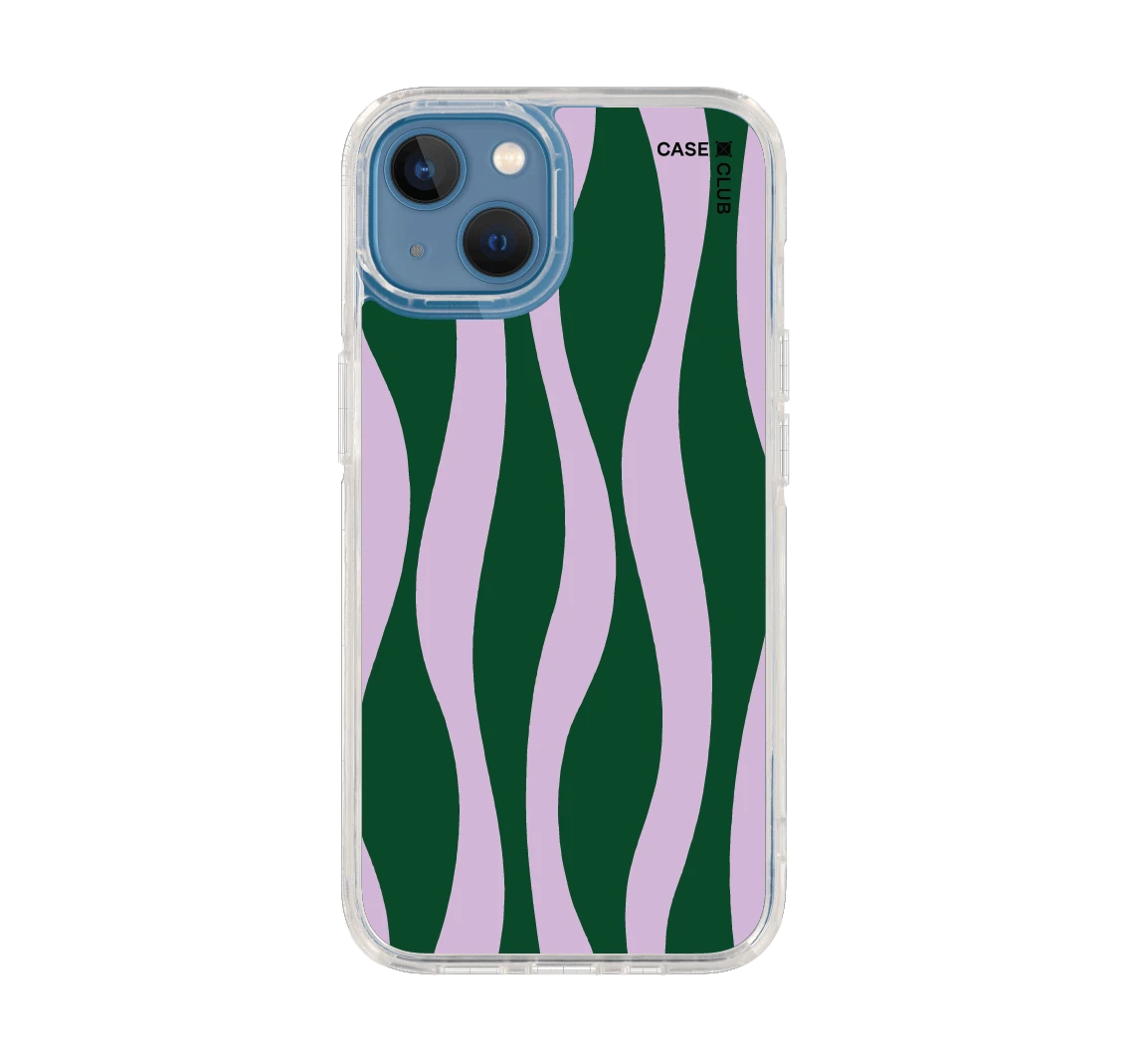 purple & green wavy pattern